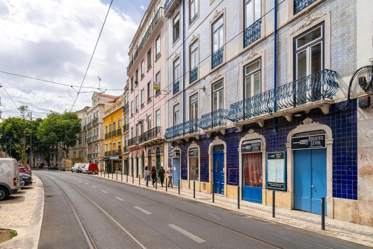 Whome Luxury Stay In Prime Location W/ Ac, Lift & Private Patio Lisboa Exteriör bild